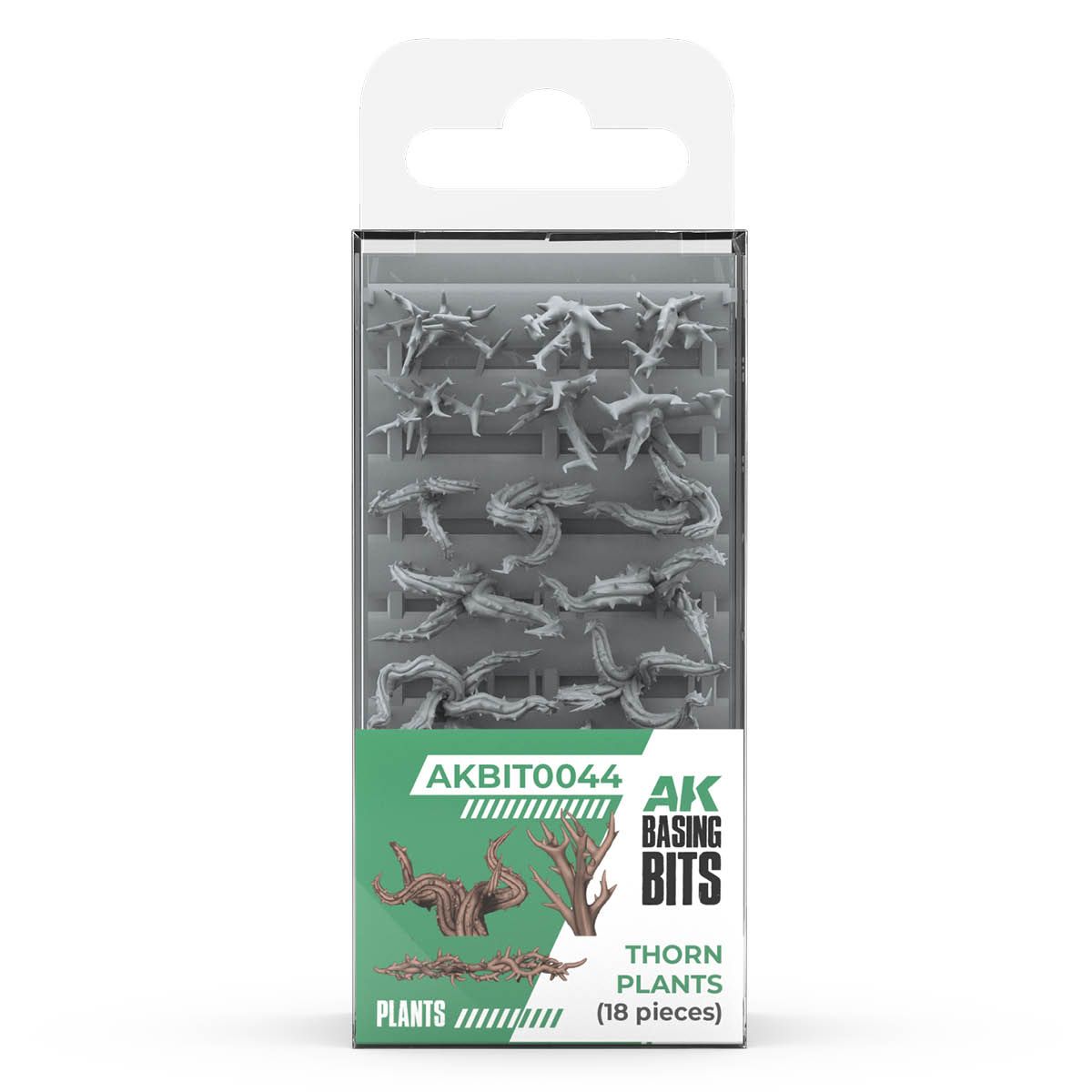 Thorns Plants (18 pcs / 3D-Printed)