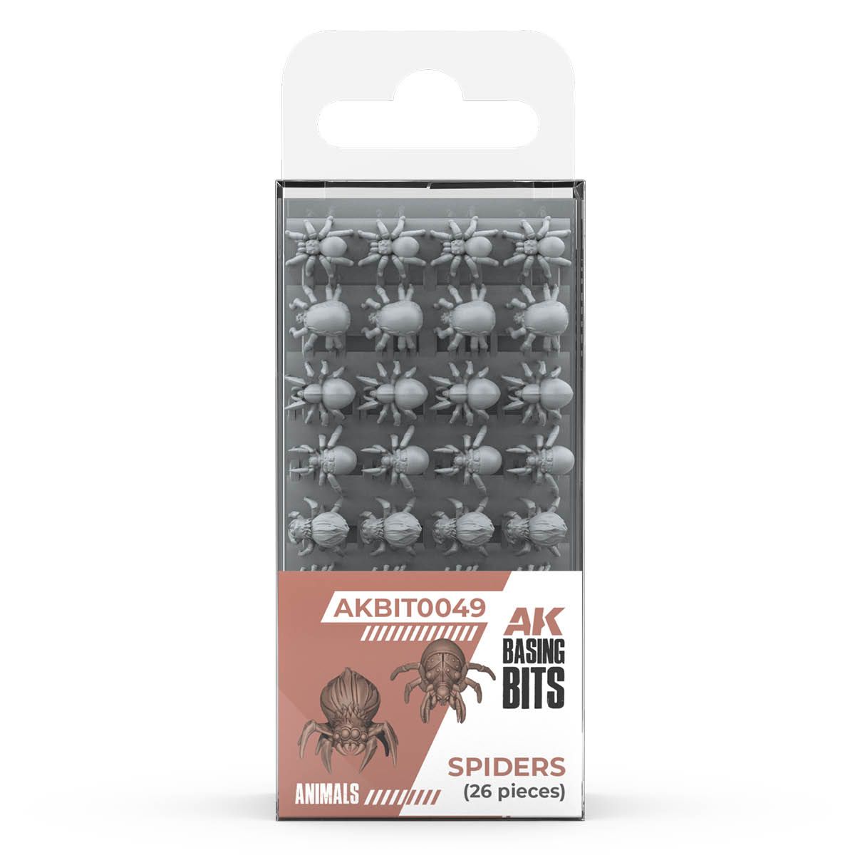 Spiders (26 pcs / 3D-Printed)