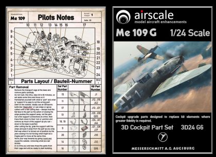 1:24 Bf109G Cockpit Upgrade Set