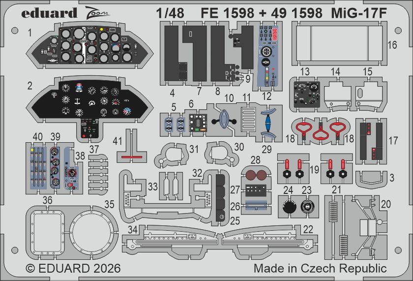 1:48 MiG-17 F - Zoom Set (for Kinetic Kits)