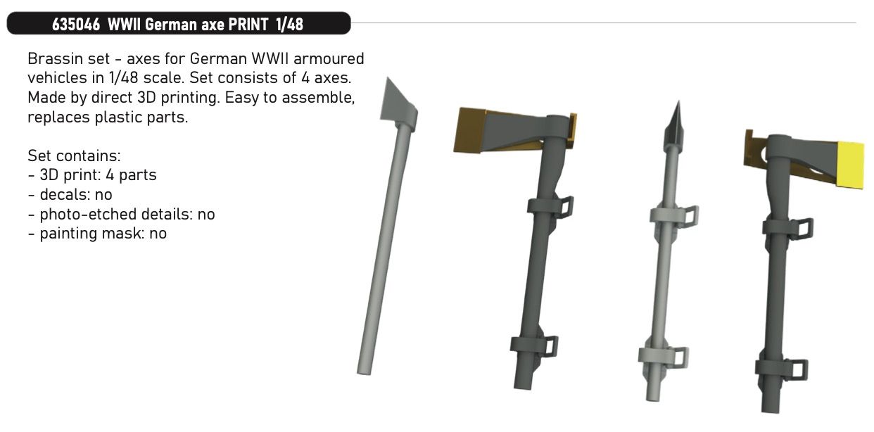 1:35 German WWII Axe