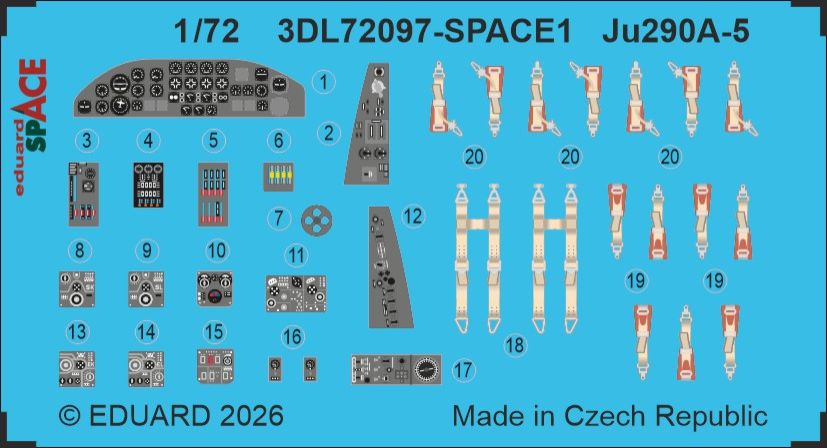 1:72 Ju-290 A-5 - Space Set (for Revell Kits)