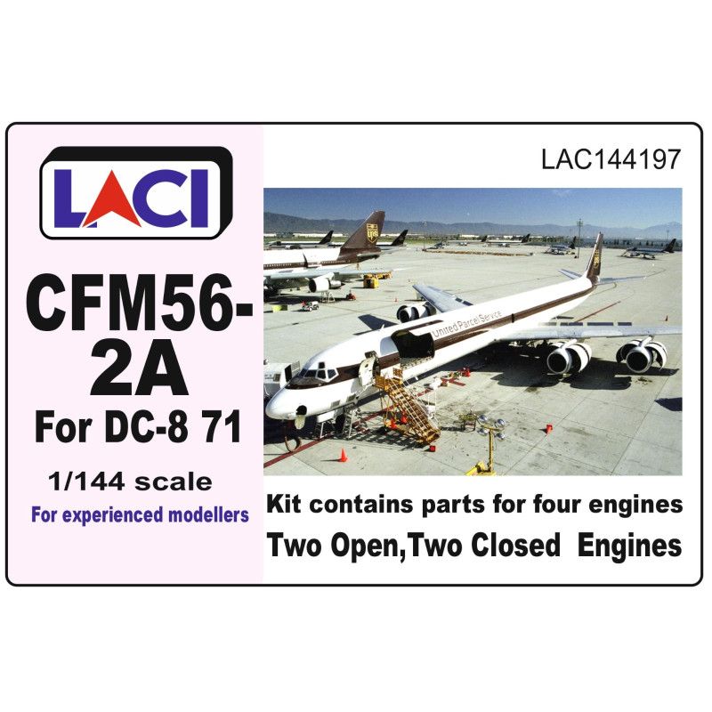 1:144 CFM56-2A Engines for Minicraft DC-8-71 Kits