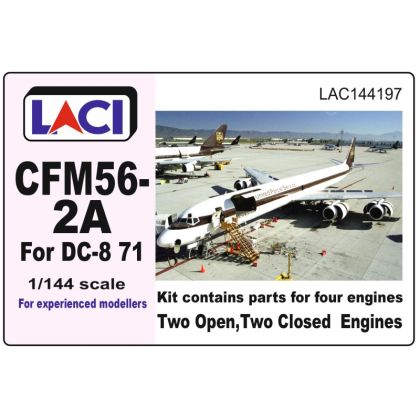 1:144 CFM56-2A Engines for Minicraft DC-8-71 Kits