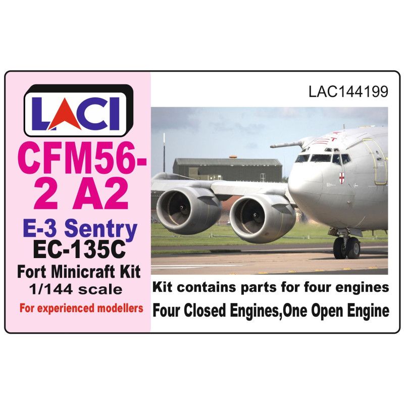 1:72 CFM56-2A2 Engines for Minicraft E-3 D Sentry Kits