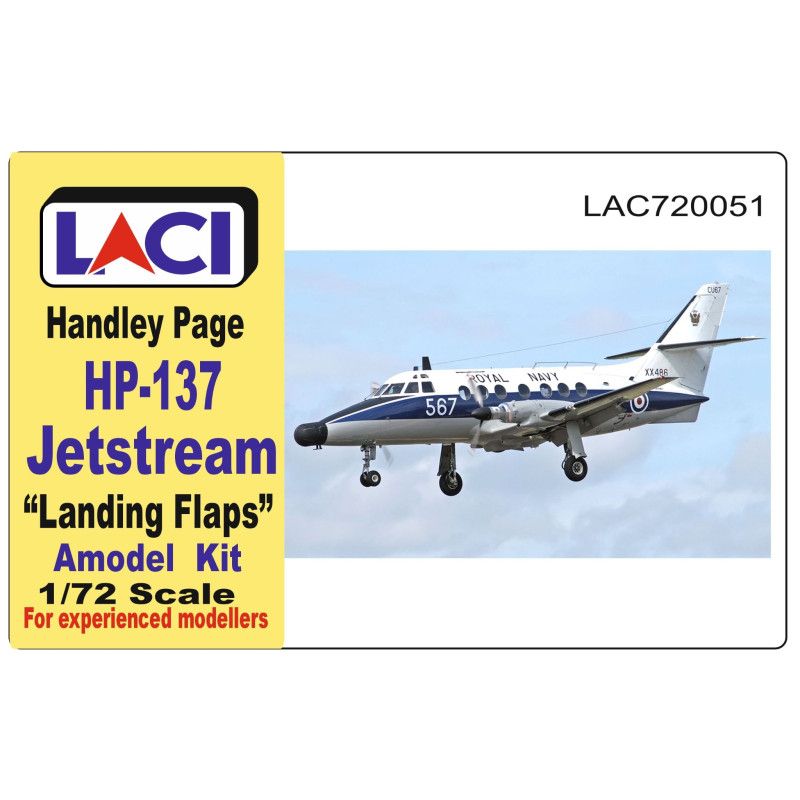 1:72 Handley Page HP137 Jetsream - Landing Flaps (for Amodel Kits)
