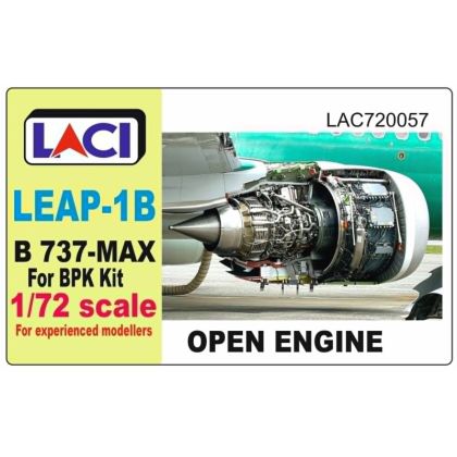 1:72 Boeing 737-Max - LEAP 1B Open Engine (for BPK Kits / 3D-Printed)
