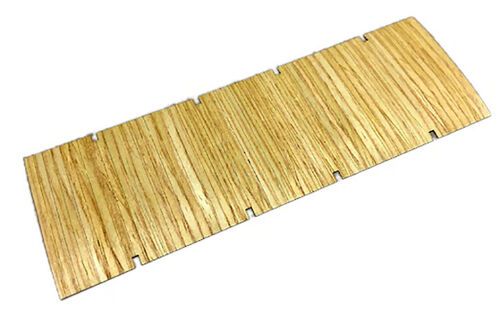 1:72 Wooden Deck Sheet for German 80T SSyms Schwerer Platormwagen (Early / Late Type)