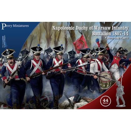 28mm Napoleonic Wars Duchy of Warsaw Infantry Battalion 1807-1814 (44 Figures)