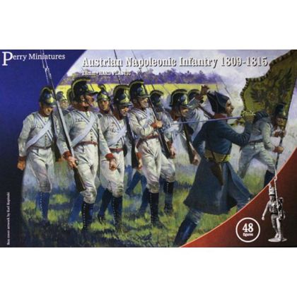 28mm Austrian Napoleonic Wars Infantry 1809-1815 (48 Figures)