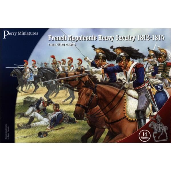 28mm French Napoleonic Wars Heavy Cavalry 1812-1815 (14 Figures)
