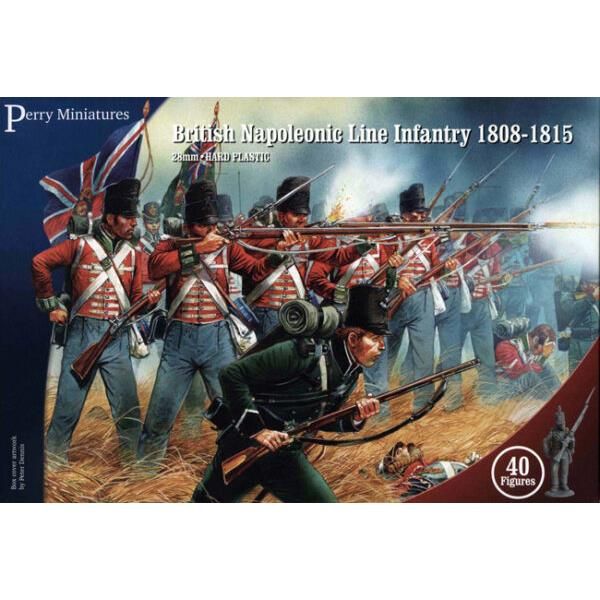 28mm British Napoleonic Wars Line Infantry 1808-1815 (40 Figures)