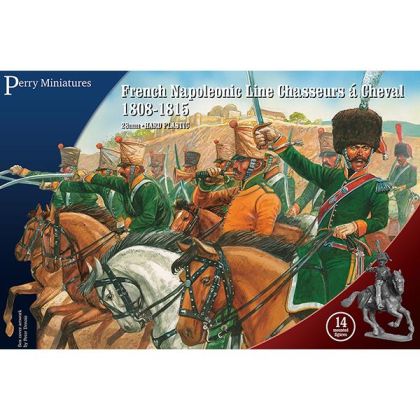 28mm French Napoleonic Wars Line Chasseurs a Cheval 1808-1815 (14 Figures)