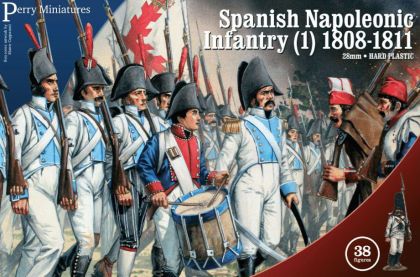 28mm Spanish Napoleonic Wars Infantry 1808-1811 Set 1 (38 Figures)