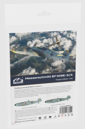 1:144 Messerschmitt Bf-109 E-3/E-4 (Hangar Edition)