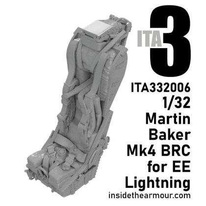1:32 Martin Baker Mk.4BRC Seat for EE Lightning (3D-Printed)