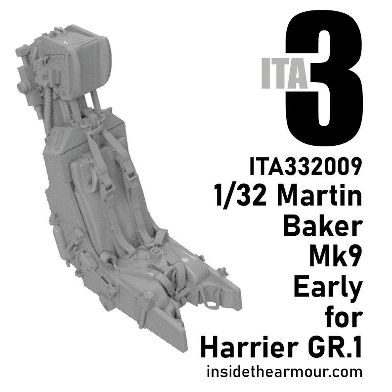 1:32 Martin Baker Mk.9 Seat for Hawker Siddley Harrier GR.1 (3D-Printed)