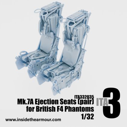 1:32 British RAF Phantom FG.1 and FGR.2 - Mk.7A Seats / 2 Paired Seats