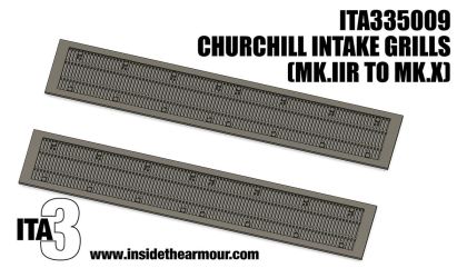 1:35 Churchill Air Intake Grills (3D-Printed)