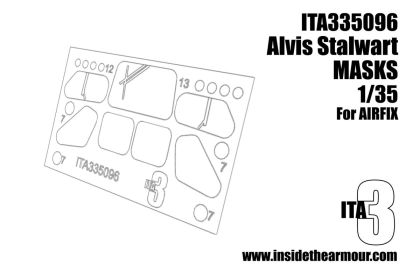1:35 Alvis FV622 Stalwart - Paint Mask Set (for Airfix Kits)
