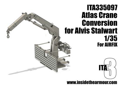 1:35 Alvis FV622 Stalwart - Atlas Crane Conversion (3D-Printed / for Airfix Kits)