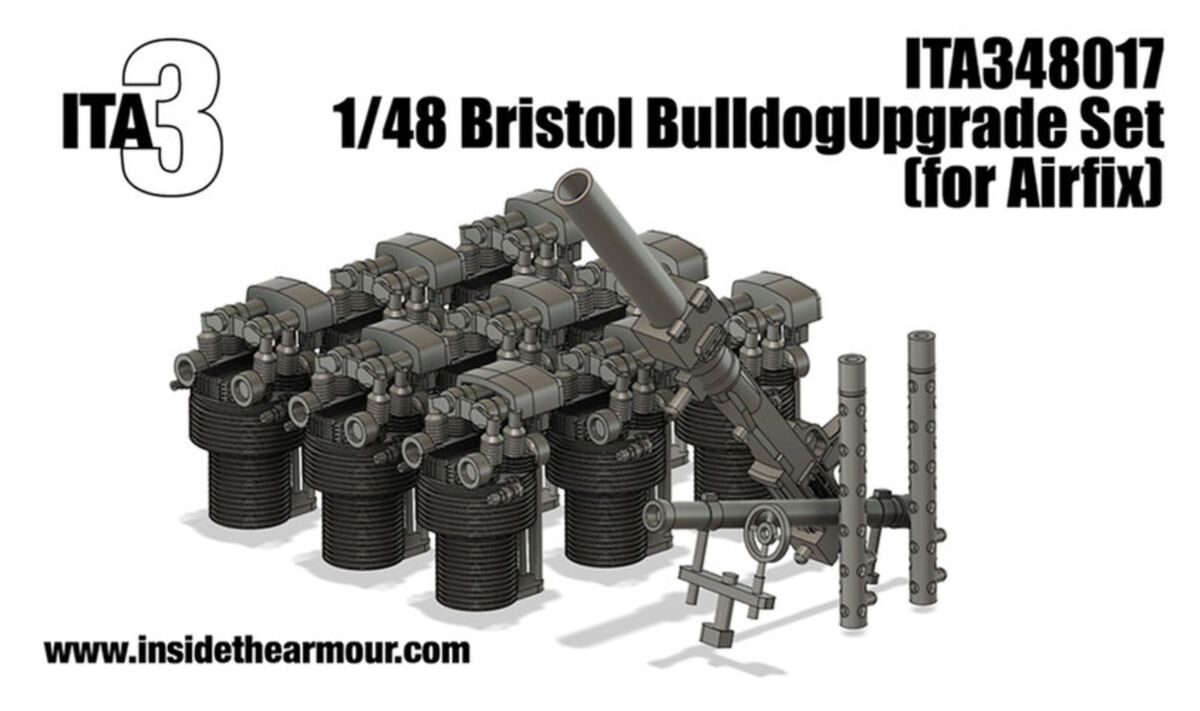 1:48 Bristol Bulldog Mk.II - Exterior Upgrade (for Airfix kits)
