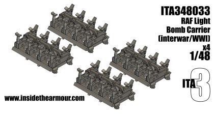 1:48 RAF Light Bomb Carrier - Interwar and WW2 (3D-Printed / 4 pcs)