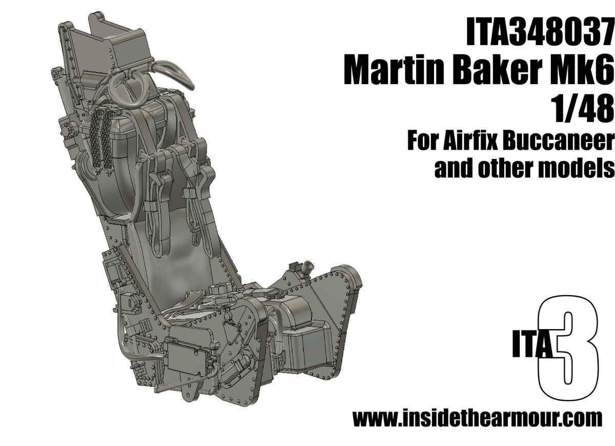 1:48 Martin Baker Mk.6 for the Airfix Buccaneer (1 piece)