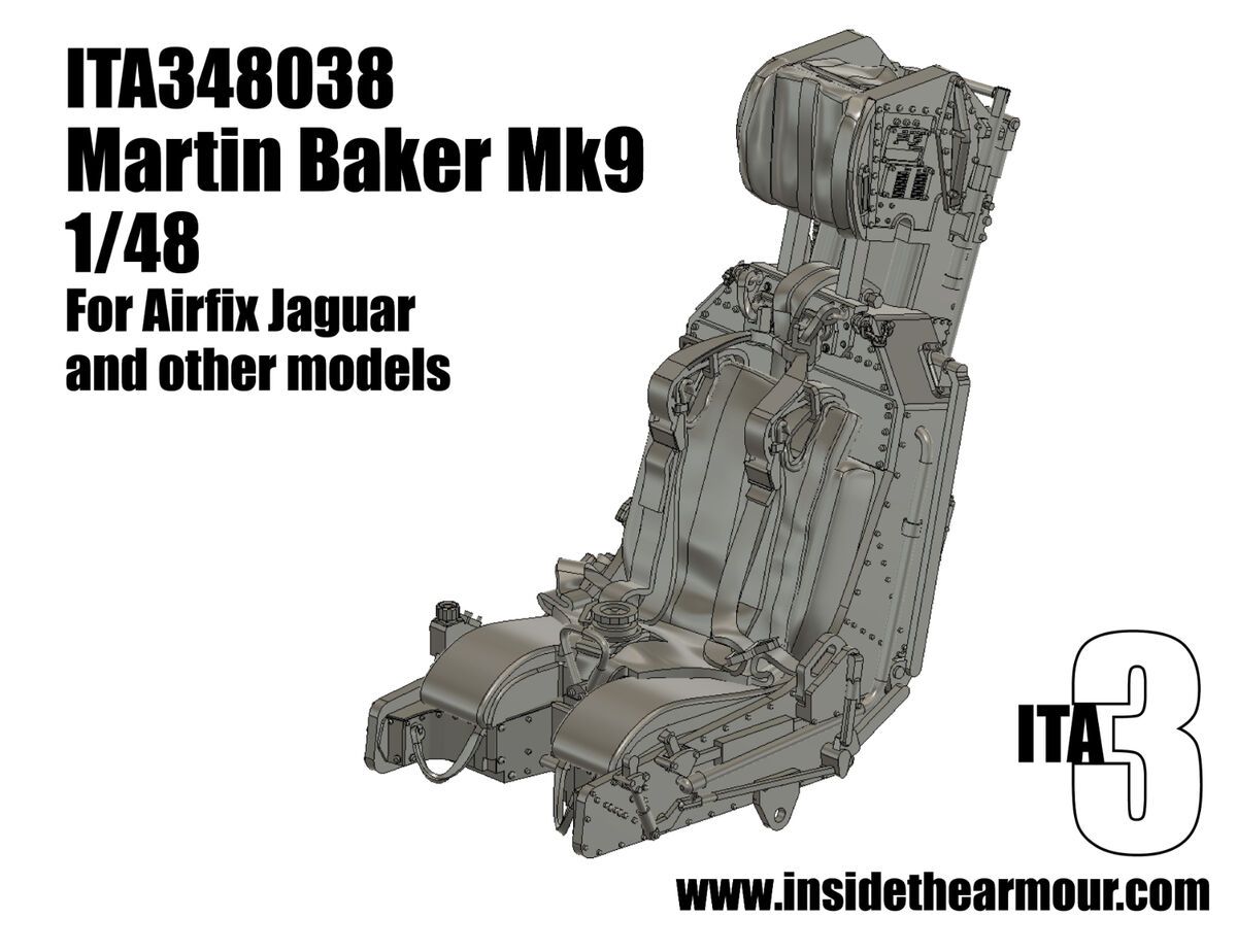 1:48 Martin Baker Mk.9 for BAC/SEPECAT Jaguar GR.1/GR.1A and Harrier Kits (for 2025 release Airfix kits)