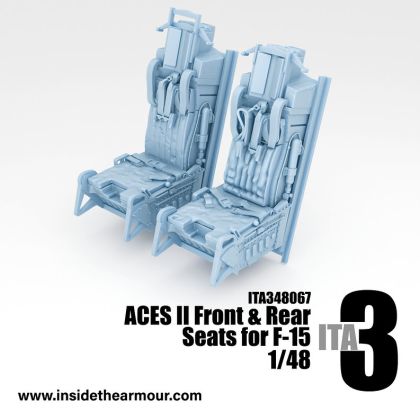 1:48 F-15 Eagle - ACES II Seats (2 pcs / 3D-Printed)