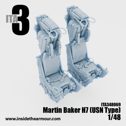 1:48 US Navy Phantoms - Martin Baker H7 Seats (2 pcs / 3D-Printed)