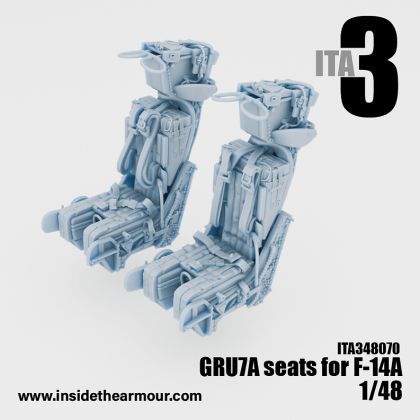 1:48 Grumman F-14 A Tomcat - GRU-7A Seats (2 pcs / 3D-Printed)