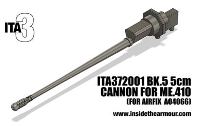 1:72 BK.5 Barrel for Messerschmitt Me-410 A-1/U-2 & U4 (for Airfix kits)