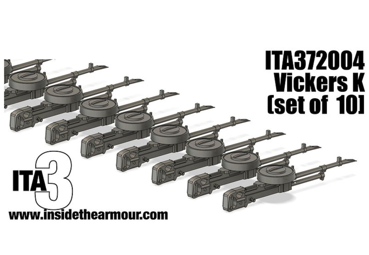 1:72 Vickers K (10 pcs) 3D-Printed
