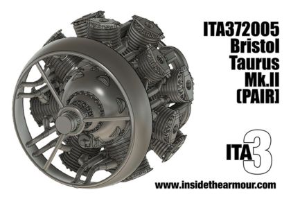 1:72 Bristol Taurus II Engines - Set of 2 engines Maintenance Version (for Airfix kits Bristol Beaufort)