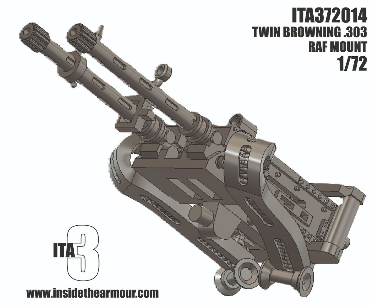 1:72 RAF Mount Twin Browning .303