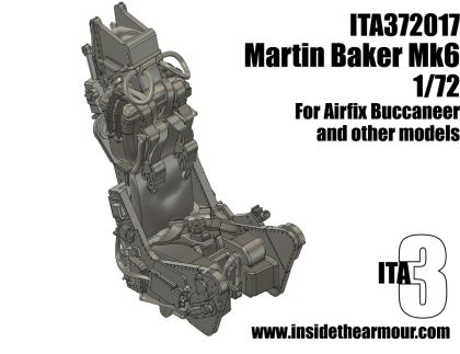 1:72 Martin Baker Mk.6 for the Airfix Buccaneer (1 piece)