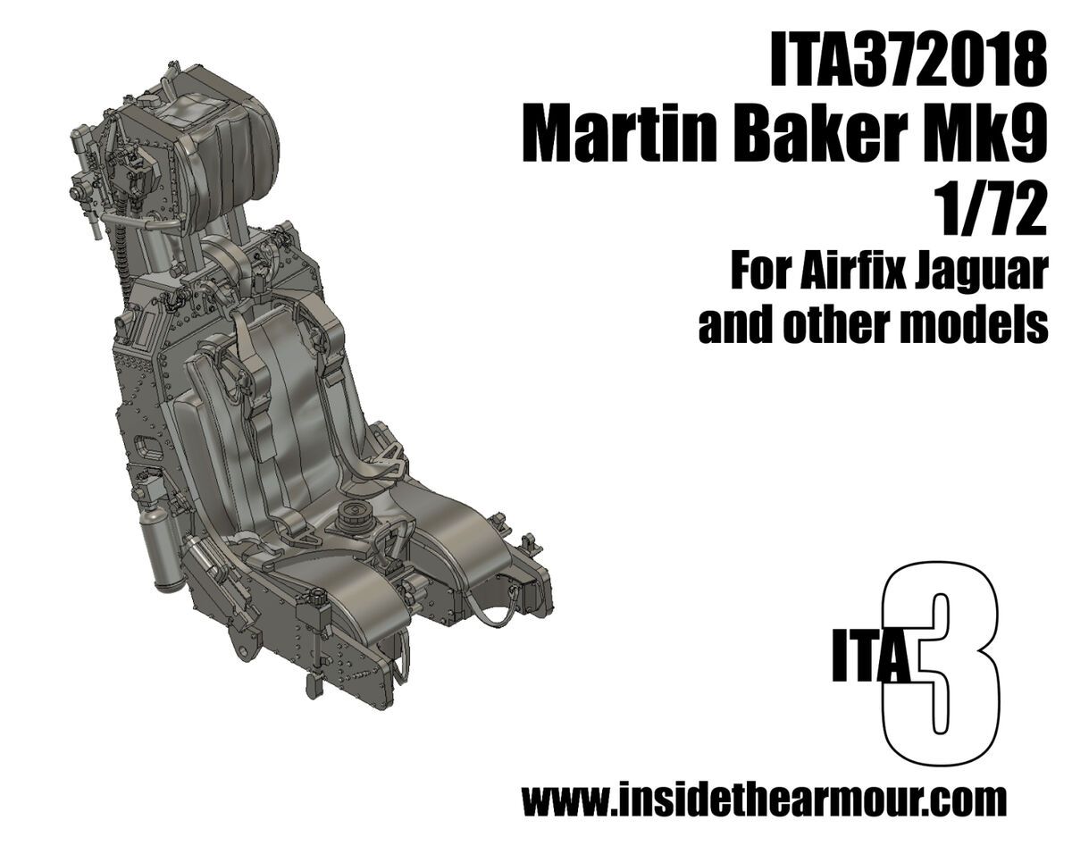 1:72 Martin Baker Mk.9 for BAC/SEPECAT Jaguar GR.1/GR.1A and Harrier Kits (for Airfix Kits)