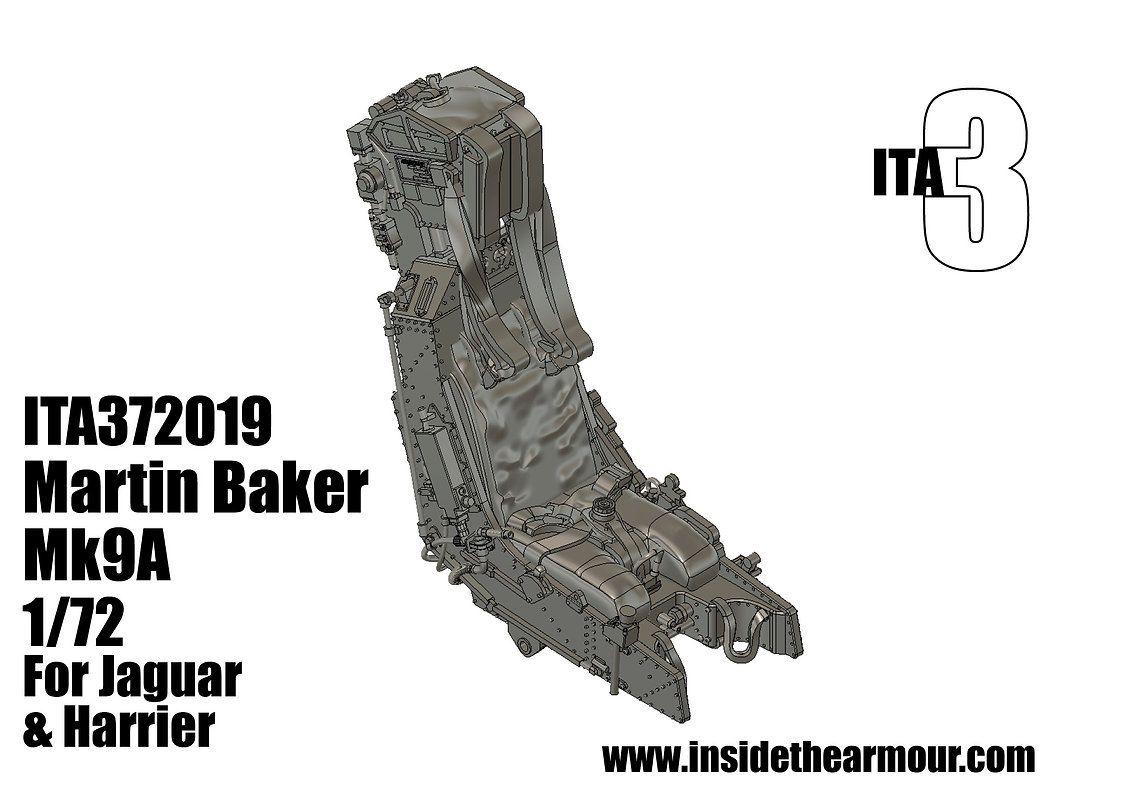 1:72 Martin Baker Mk.9a for Sepecat Jaguar and BAe Harrier (3D-Printed)