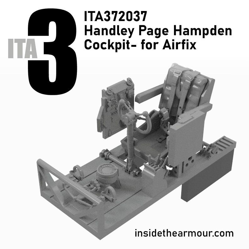 1:72 Handley Page Hampden - Cockpit (for Airfix Kits)