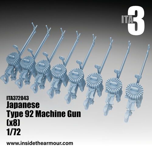 1:72 IJA Type 92 Flexible Mount MG (8 pcs)