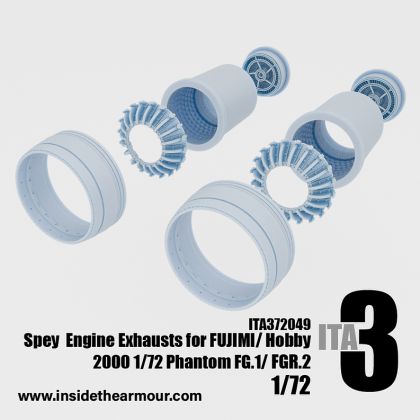 1:72 Phantom FG.1 / FGR.2 - Spey Engine Exhausts (for Fujimi and Hobby 2000 Kits)