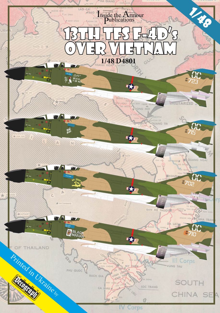 1:48 13th TFS McDonnell F-4D Phantom's Over Vietnam