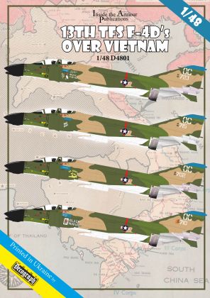 1:48 13th TFS McDonnell F-4D Phantom's Over Vietnam