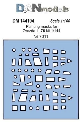 1:144 Painting masks for model IL-76 ( Zvezda 7011 )