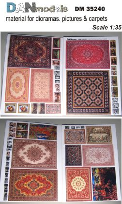 1:35 Material for dioramas. pictures & carpets