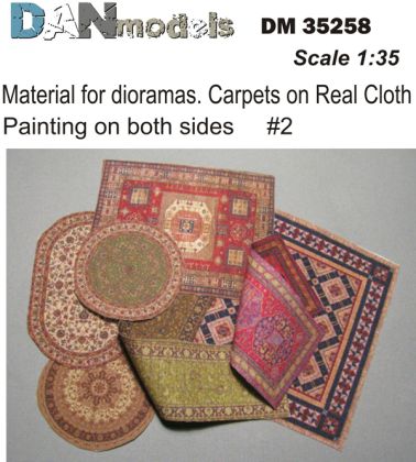 1:35 Material for dioramas. Carpets on Real Cloth. Painting on both sides #2