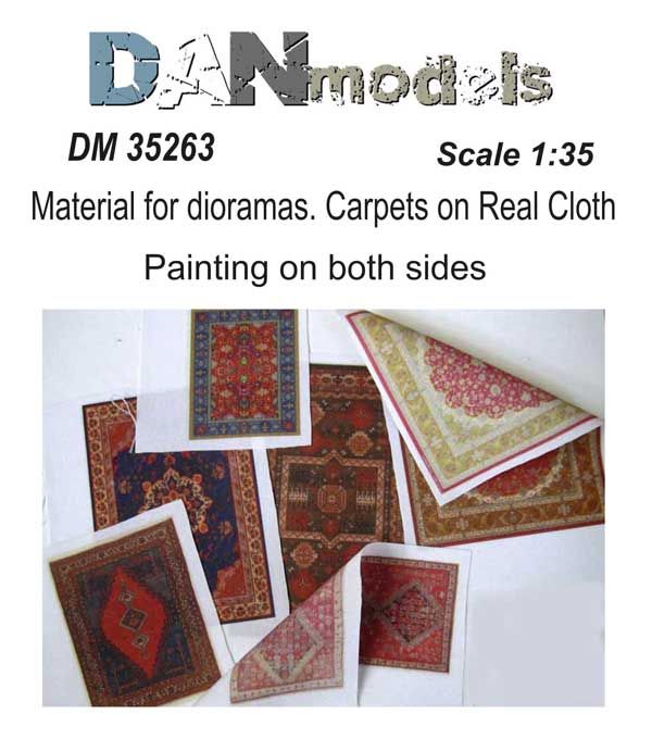 1:35 Material for dioramas. Carpets on real cloth #3