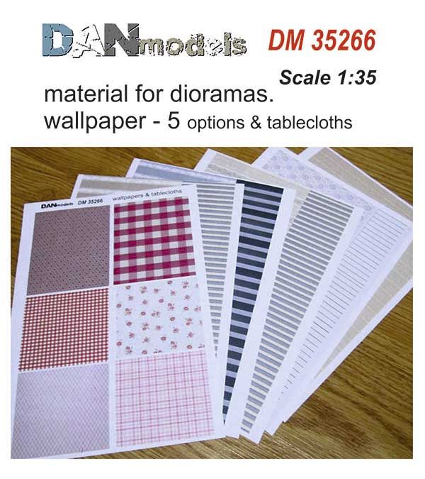 1:35 Material for dioramas. wallpapers #5 option and tablecloths