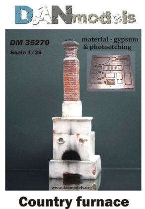 1:35 Country furnace. material — gypsum & photoetching
